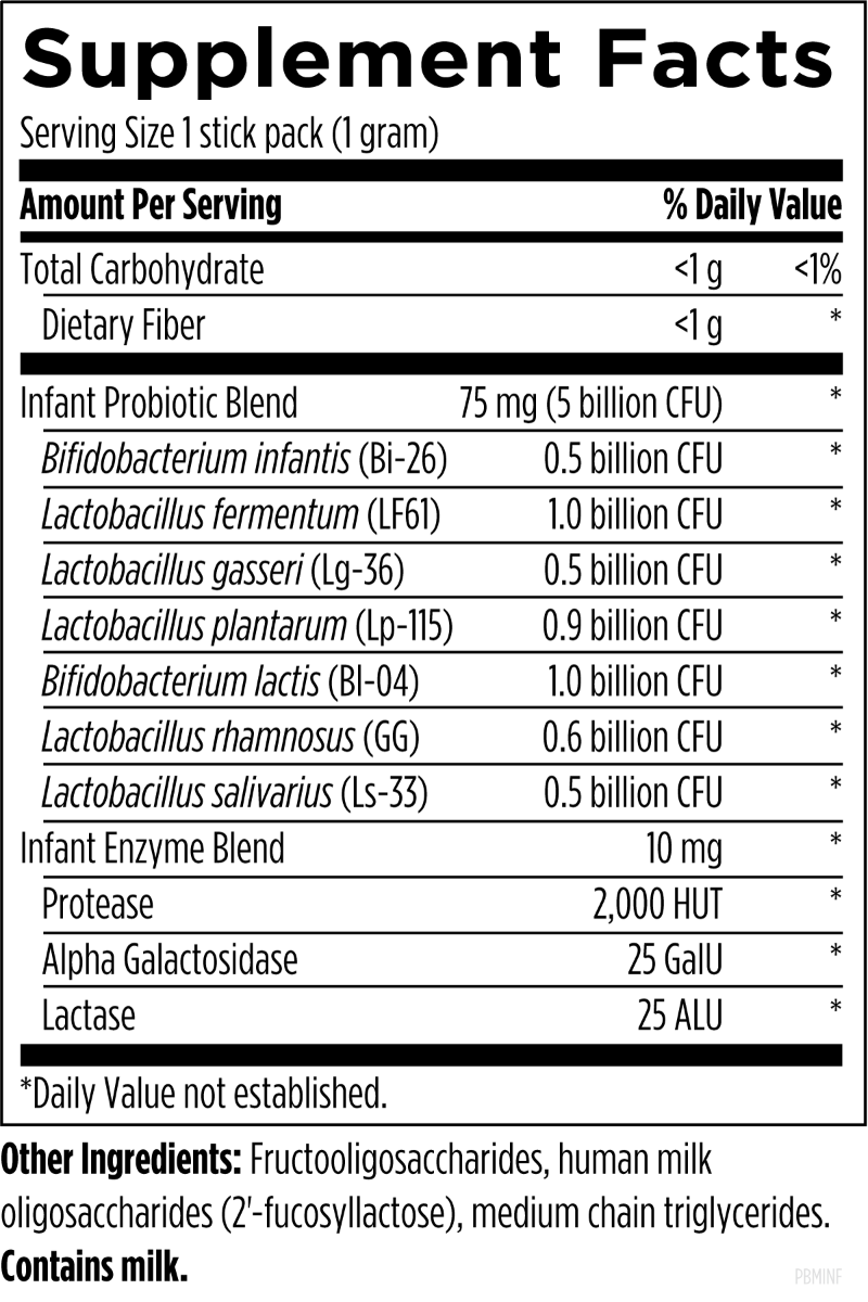 Probiomed Infant Supplement Facts